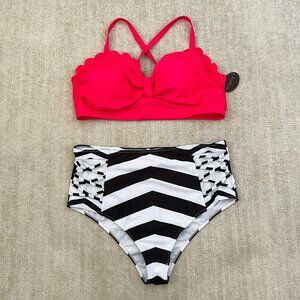 3 for $6 NWT Amazon AvidLove Two Piece Bikini Set 3XL